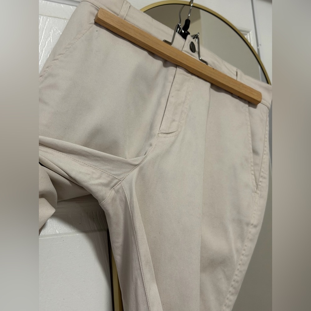 Peruvian Connection Cream Relaxed Straight Leg Trouser Pants Women’s Size 4 - Picture 4 of 8